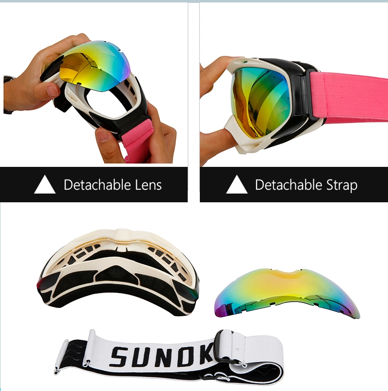Trending High End 2021 Xiamen 400 UV Ski Double Goggle Lens