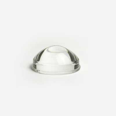 Lente convessa planare a LED in vetro borosilicato ottico stampata sferica personalizzata