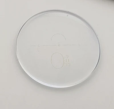 Obiettivo ottico progressivo personalizzato al dettaglio 1.56 HMC Blue Cutting