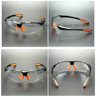 Occhiali da sole con protezione UV e lente a specchio blu tipo sport (SG115)