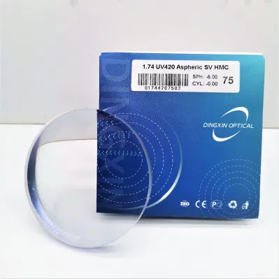 1.74 lente ottica Shmc asferica Super idrofobica ad alto indice Per alta potenza