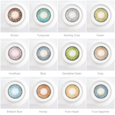Lenti colorate per occhi FL lenti a contatto per marrone Lenti Blue Green Eyes con Power