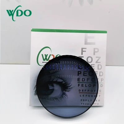 1.56 lente ottica HMC fotogray con taglio blu