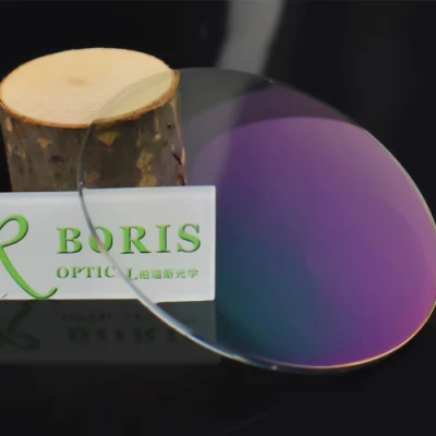 1.56 lenti ottiche bifocali a blocco blu EMI HMC con testa tonda