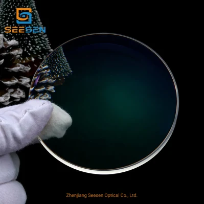 Produttori di lenti ottiche in Cina 1.61 High Index Anti Blue Lenti ottiche in occhiali UV420 HMC all&prime;ingrosso