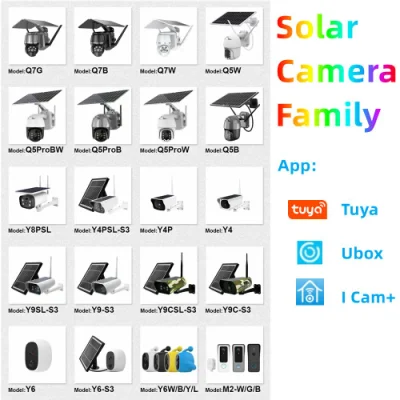 Videocamera wireless 2MP/4MP 4G/WiFi Zoom 4X a doppio obiettivo con solare Pannello