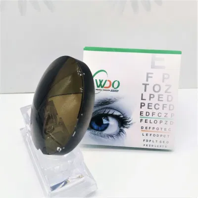 1.499 Semifinito polarizzato HC marrone lente ottica da 77 mm CR39 HMC Lenti 1.49 lente in resina