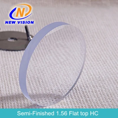 Lente ottica in resina rigida con rivestimento piatto 1.56 semi-rifinita