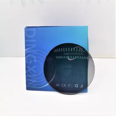 Poly 1.59 policarbonato PC Blue Cut UV420 rivestimento fotocromico blu Lente ottica HMC Photogray