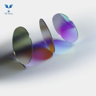 Filtro luce personalizzato di alta qualità lente luminosa LED colorata rivestita Vetro