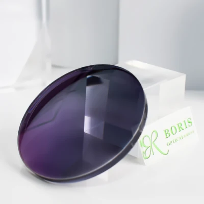 1.591 lente ottica HMC grigia fotocromica con rivestimento a rotazione in policarbonato