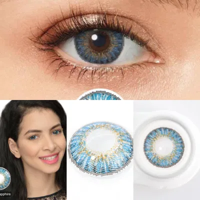 Lenti colorate per occhi FL lenti a contatto per marrone Lenti Blue Green Eyes con Power