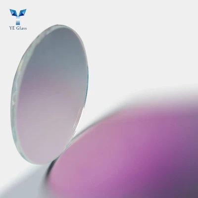 Filtro luce personalizzato di alta qualità lente luminosa LED colorata rivestita Vetro