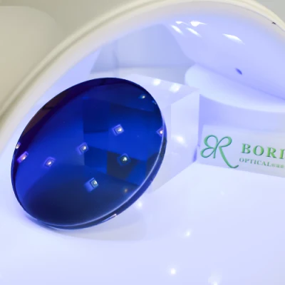 1.591 lente ottica HMC grigia fotocromica con rivestimento a rotazione in policarbonato