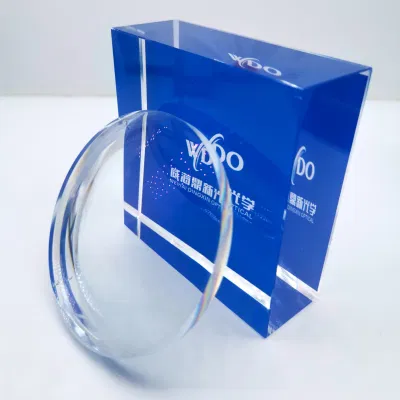 Occhiali per computer 1.61 MR-8 Cr-39 Single Vision Blue Cut Blue Rivestimento UV420 Blue Block Ar-coating ottico HMC Shmc Eye Glasseses Obiettivi