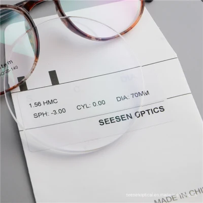 CR-39 1.56 HMC lente ottica antiriflesso rigida e con rivestimento Ar