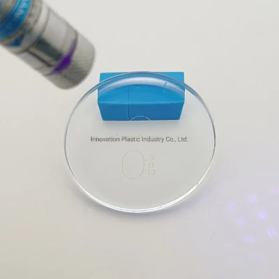 Obiettivo ottico progressivo personalizzato al dettaglio 1.56 HMC Blue Cutting
