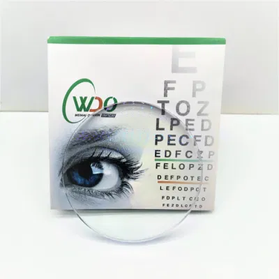 1.59 lenti in policarbonato lenti PC lenti a blocco blu taglio Commercio all&prime;ingrosso