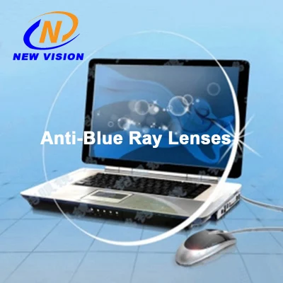 1.56 lente ottica Shmc a blocco blu asferico; lente Ofthlamic a taglio a raggi blu