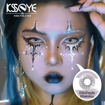 Lenti a contatto colorate fornitore lente morbida colore contorno cosmetico Obiettivo per Cosplay Beauty Makeup ANIME Accessori Blue Green Pink Obiettivi Halloween ANIME obiettivi