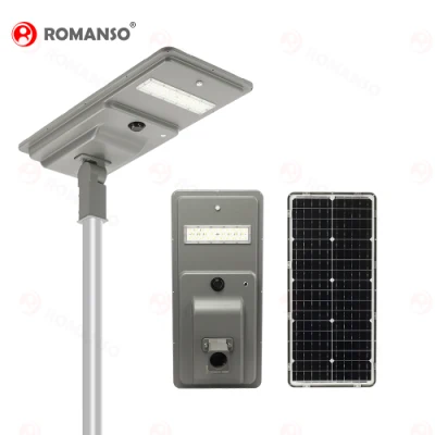 Hot Selling 50000h 2700~6000K 6 ore di lenti per parcheggio Lampada solare Via luce Mini