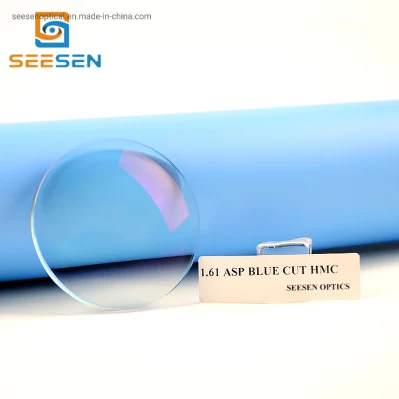 Lenti ottiche HMC con occhiali Blue Light Cut CR 39 1.61 Lente con taglio blu con protezione UV420