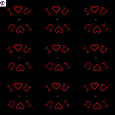 Custom China Supplier Palm SCissorhands doppio effetto rosso potente laser Lente a griglia