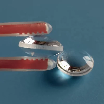 Lente ottica bi-convessa in silice fusa UV sintetica con rivestimento Ar