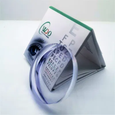 Prezzo di magazzino 1.56 Blue Light Cut Blue Green Coating UV420 Lenti ottiche in plastica HMC Shmc