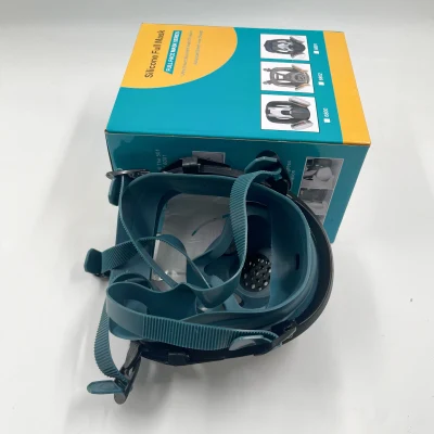 Nuovo design maschera facciale completa obiettivo respiratore antiappannamento Grande vista Leggero