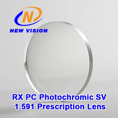 Rx PC fotocromico Single Vision 1.59 lente di prescrizione