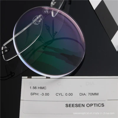 CR-39 1.56 HMC lente ottica antiriflesso rigida e con rivestimento Ar