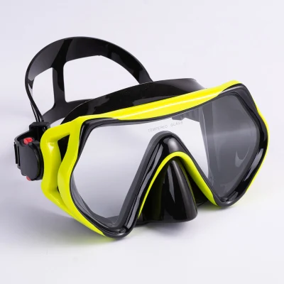  Silicone Diving Equipment Free Nuoto Diving Anti nebbia Anti ultravioletti Lente in vetro temprato