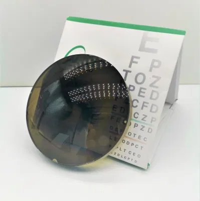 1.499 Semifinito polarizzato HC marrone lente ottica da 77 mm CR39 HMC Lenti 1.49 lente in resina