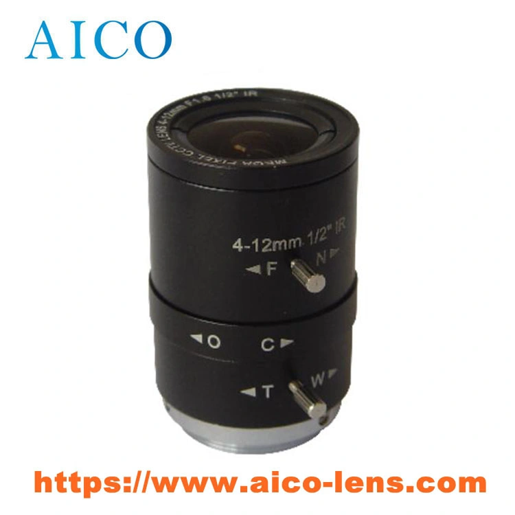1/2 Inch Image Format 3MP F1.6 Manual Iris Focus 4-12mm CS Mount Varifocal Megapixel Zoom CCTV Lens for 1/2&quot; Sensor