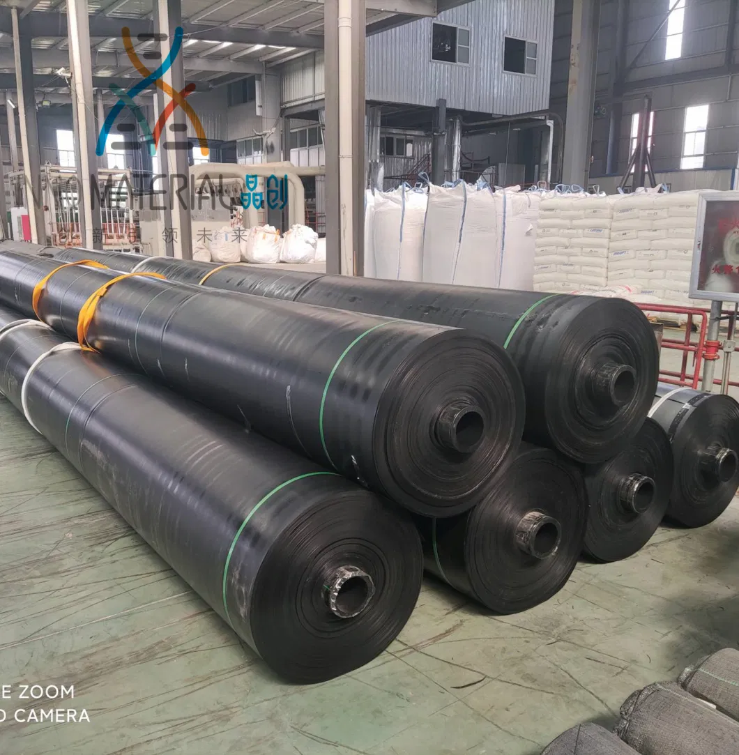 Smooth 0.2mm-2.5mm Geomembrane Green Cost Price Sheet Polyethylene Waterproofing Membrane Lining for Landfill Site