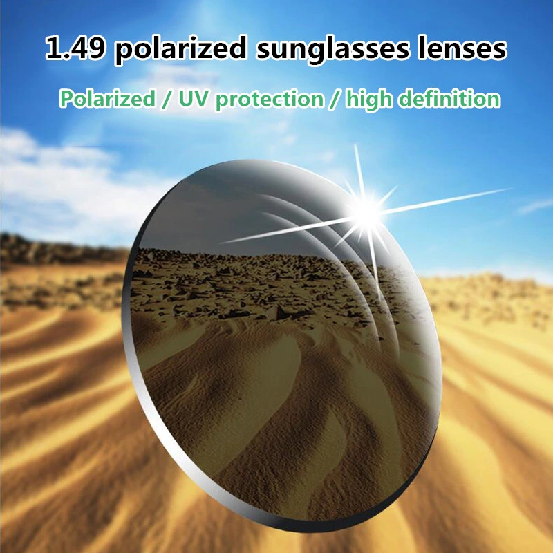 Finished Cr39 1.49 Polarized Sunglasses Lens, 1.50 Polar Grey Single Vision Lenses