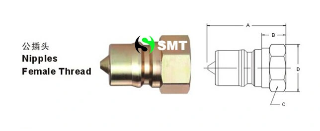 Kzb Series Hydraulic Quick Couplings (Steel)