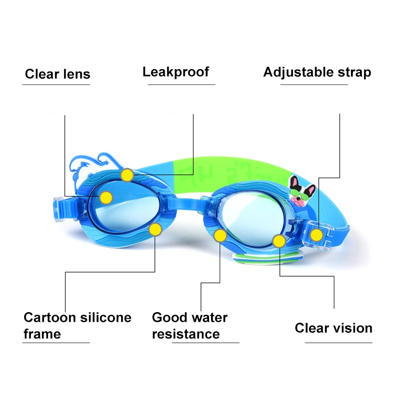 Kids Swimming Goggles Glasses Anti Fog Clear Lens for Children