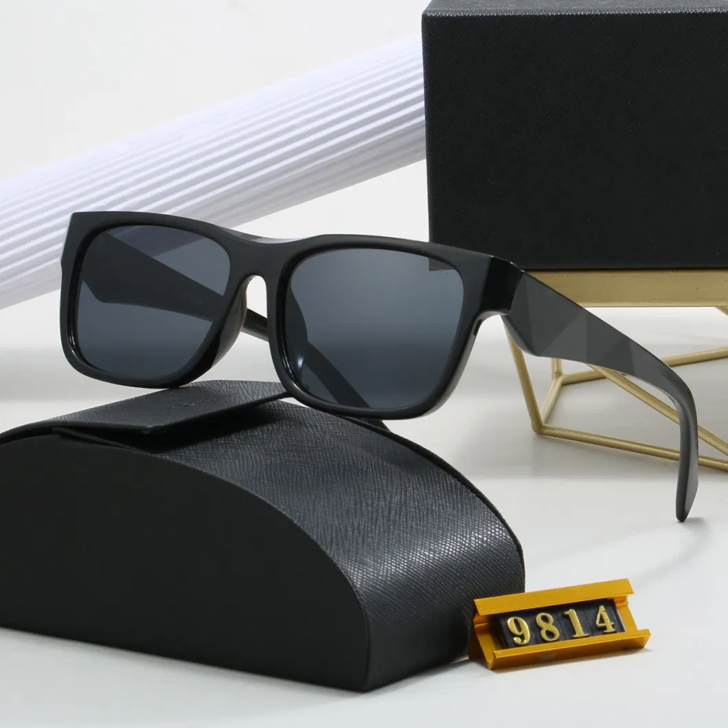 2024 Sunglasses Man Eyewear Colorful Lens with Logo UV 400 Fashion Sun Shade