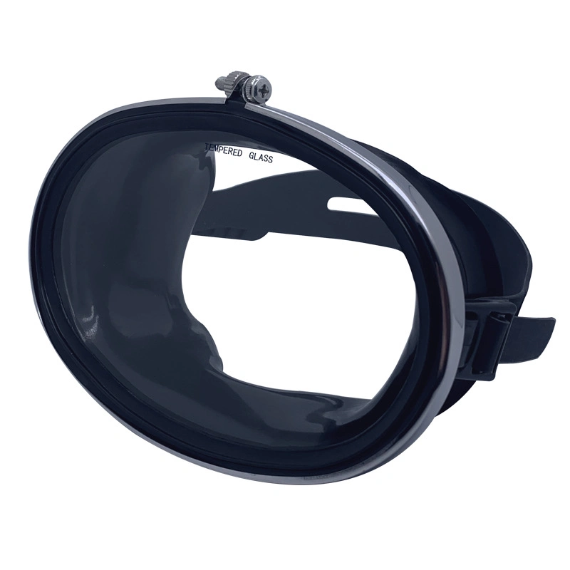 Silicone Diving Equipment Free Swimming Diving Anti Fog Anti Ultraviolet Toughened Glass Lens