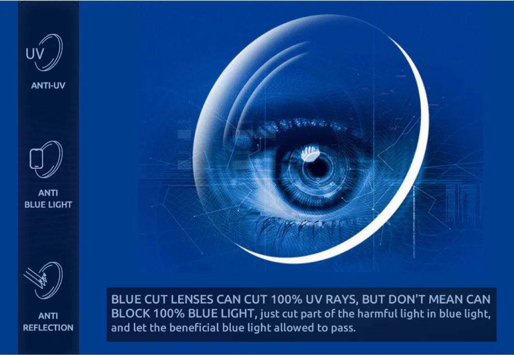 1.56 Blue Block Hmc Optical Lens From China