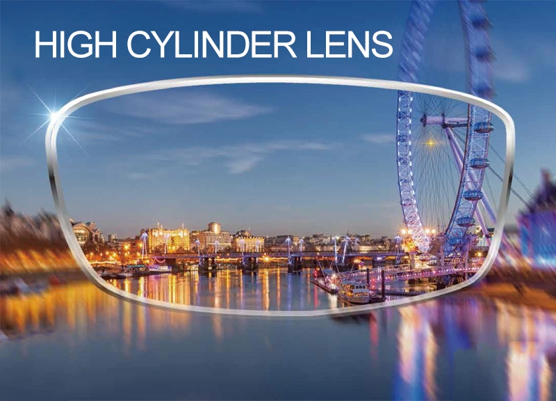 1.56 Index High Cylinder Finished Single Vision Glasses Optical Lens; Prescription Lenses