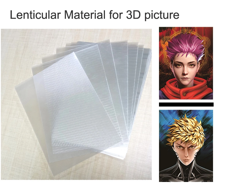 Factory Supply Pet 75 Lpi Lenticular Sheet Lens 3D Flip Effect for Printing