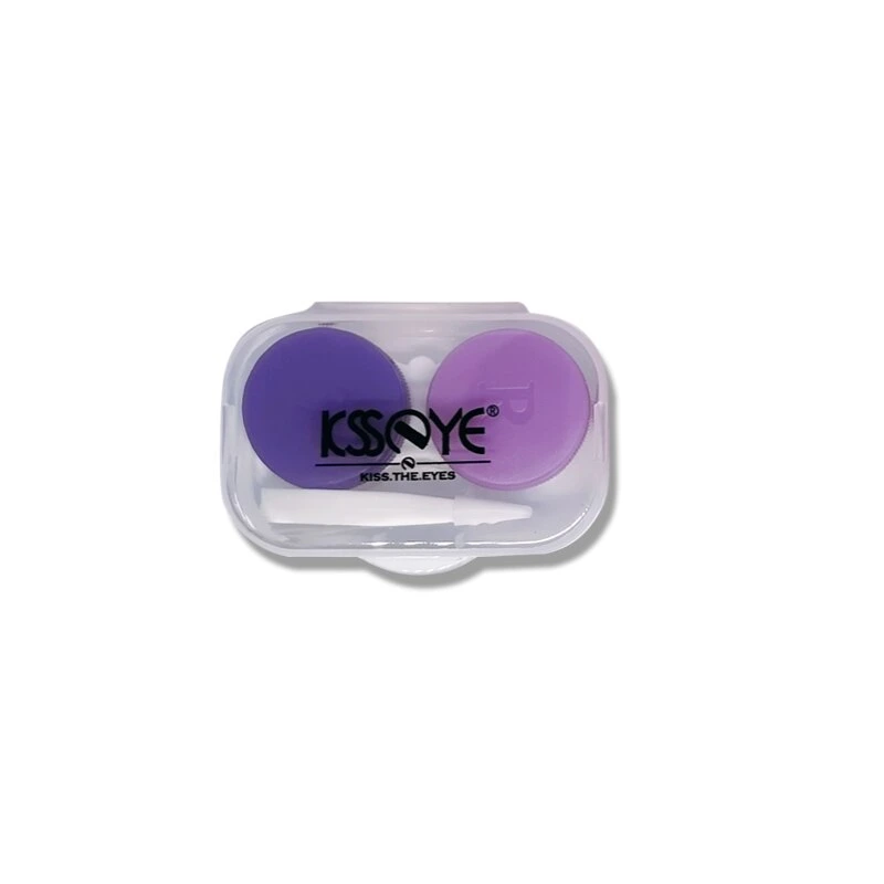 Ksseye Contact Lens Inserter Remover Eyewear Accessories Case Tweezers with Suction Stick Care Liquid Storage Lens Case