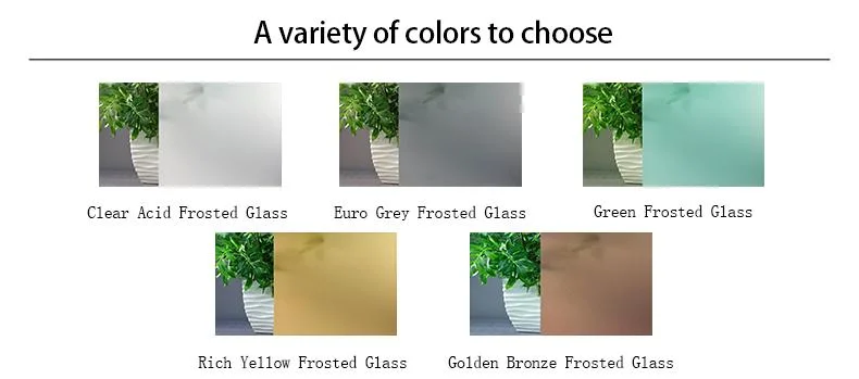 Acid Etch Decorative Glass Wall Glass Manufacturer in China