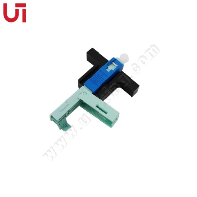 Free Sample Field Mountable Wedge Screw Fast Connector Sc APC Upc Single Mode Easy Assembly Fiber Optic FTTH Fast Connector