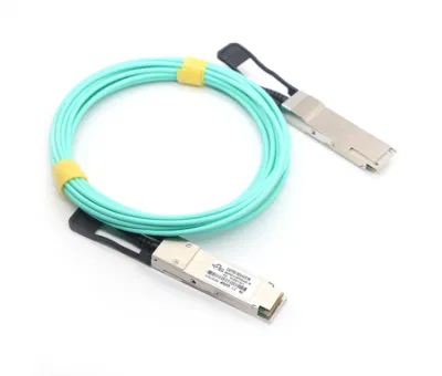 Factory Price 100g 0.5m Qsfp28 Aoc -100gbase Ethernet Direct-Attach Om3 Parallel Active Optical Cable, 1-100meter Customizable
