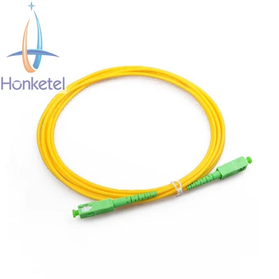 Manufacturing FTTH Sc/LC-APC/Upc Single Mode Simplex Fiber Optic Cable Patch Cord Pigtail