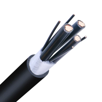 Outdoor Coaxial Single Mode Direct Burial Fiber Optic Cable